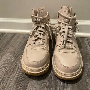 High-Top Sneakers with Gum Sole